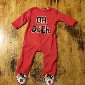SOLD OH DEER 🦌Holiday Pajamas size 18 months